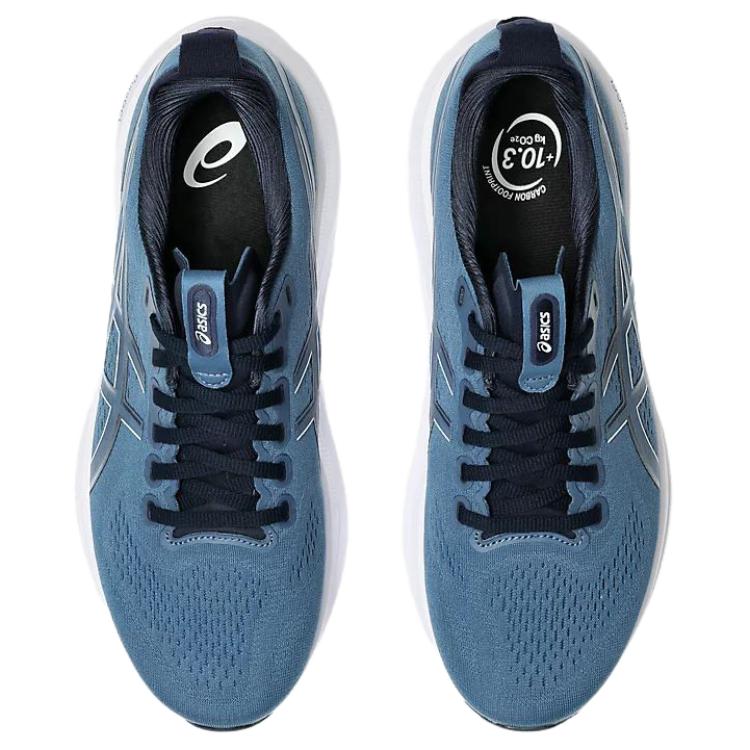 Asics GEL KAYANO 32 Износостойкие Низкие Повседневные Кроссовки для Бега Мужские Синие Кроссовки 1011C054-401