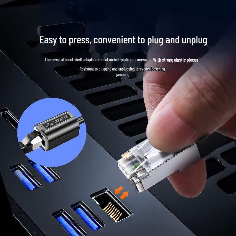 SAMZHE Cat6 RJ45 Ethernet Extension Cable