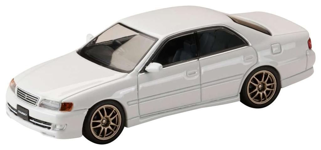 1/64 Toyota Chaser Tourer V (JZX100) Ранняя версия (1996) 10-спицевые диски в JDM стиле Super White II