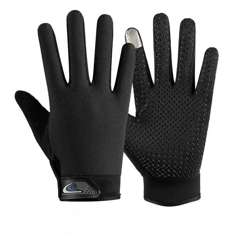 Полные пальцы для весны и лета, тонкие, для активного отдыха, альпинизма, дышащие, нескользящие, сенсорный экран, для вождения и езды на велосипеде