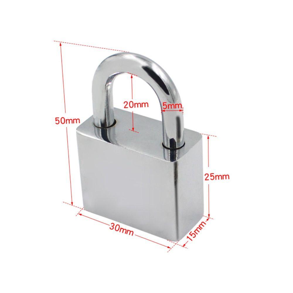 Stainless Steel Door Clasp Lock Household Gate Bolt Durable Padlock Hasp