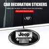 3D Car Badge Body Rear Trunk Decoration Stickers Car Styling Accessories For Jeep Compass Renegade Wrangler jk Grand Cherokee AKO1