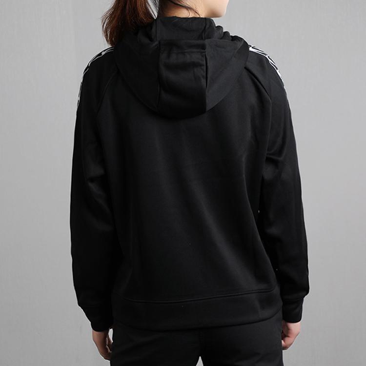 Nike Куртка с капюшоном на молнии с логотипом по бокам, женская верхняя одежда, черная BV3448-010