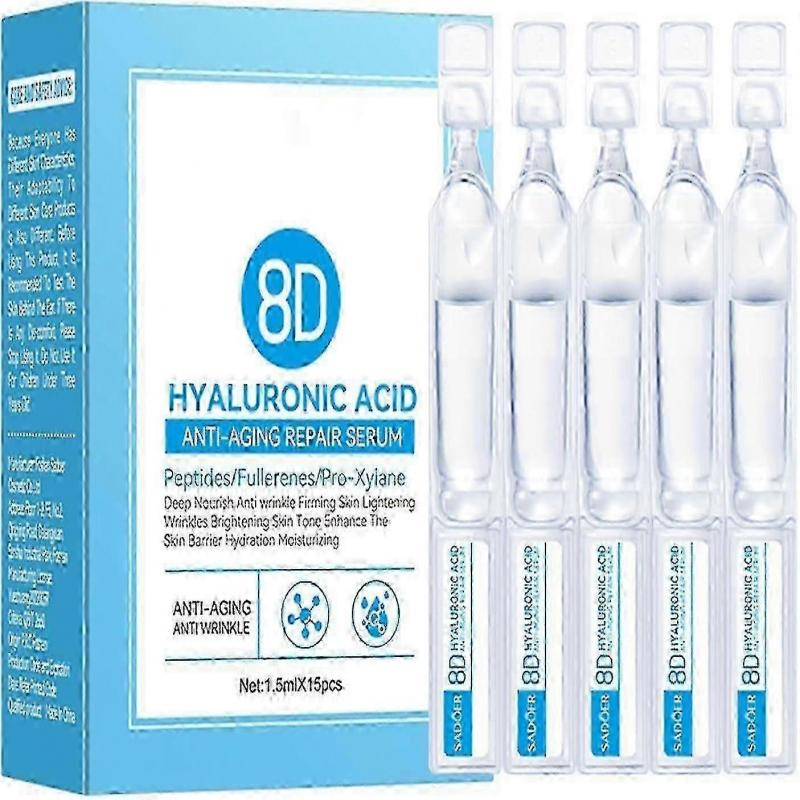 Hyaluronic Acid Serum Microneedling Serum For Face, Hyaluronic Acid Anti-aging Repair Serum, Ceramide Ampoule Serum with Hyaluronic Acid