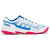Mizuno Gate Sky Plus 2 Амортизирующие Нескользящие Прочные Низкие Кроссовки для Бадминтона Унисекс Обувь Бело-Синие 71GA224010