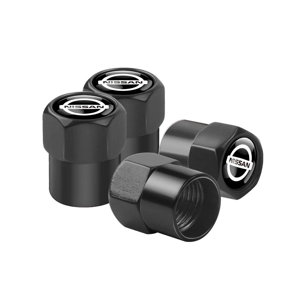 AUW3 For Nissan Nismo Qashqai J11 J10 Patrol Rogue T32 Xtrail Juke Versa Car Styling 3D Metal Wheel Tire Valve Stem Caps Accessories