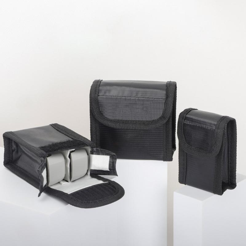 Lithium Battery Safe Storage Pouch For UAV Lithium Quadcopter Enthusiasts Fire Retardant 3 Size