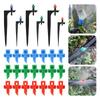 50 Pcs 90/180/360 Angles Sprayer Garden Irrigation Simple Refraction Nozzle Watering Flower Mist Nozzle Threaded Connection
