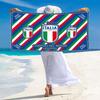 Italy National Football Print Beach Towel, Large Soft Quick Dry Towel for Beach Camping Swimming