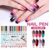 Набор ручек для ногтей: Высококачественные акриловые маркеры на водной основе быстросохнущие цветные для ногтей, 30 мл