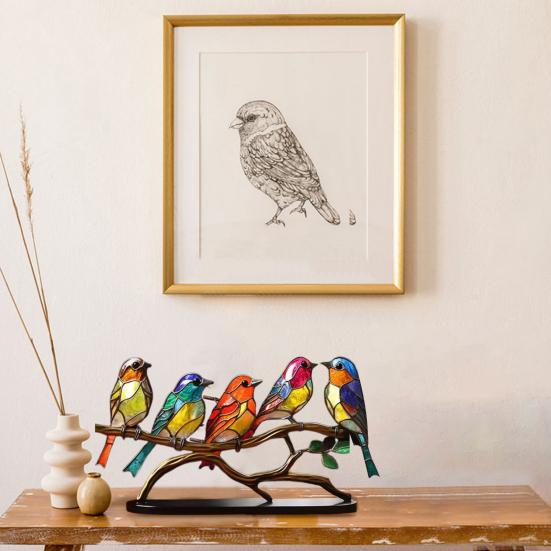 Модная тонкая работа, декоративная изысканная скульптура птицы, украшение, украшение для комнаты, украшение в виде птицы