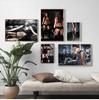 Sexy Women Fitness Bodybuilding Motivational Fabric Cloth Rolled Wall Print Canvas Wall Art Picture for Living Room Decor No Frame