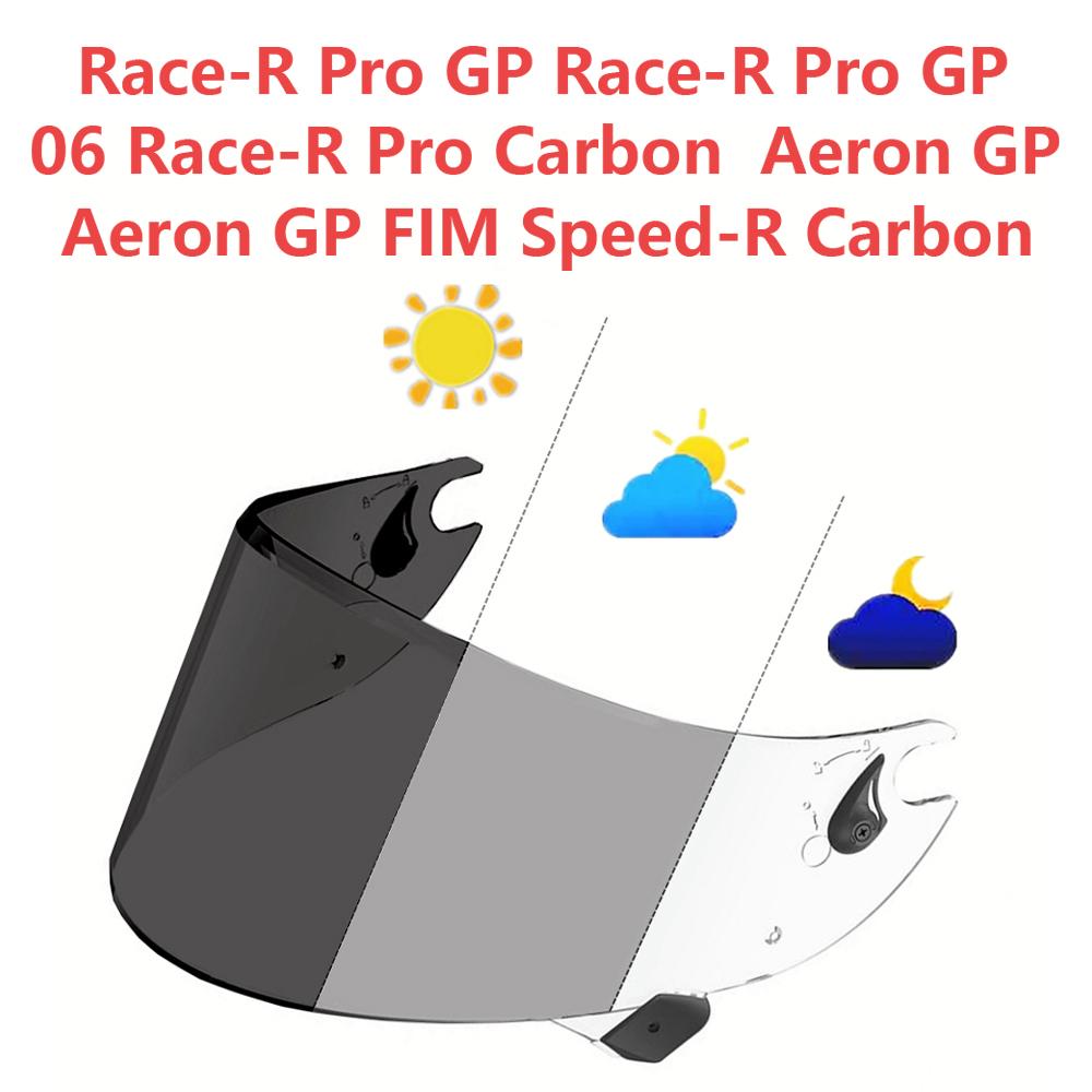 Визор Race R Pro GP для шлема SHARK Race-R Pro Carbon Aeron GP Speed-R Carbon Защита от царапин Внутреннее покрытие Солнцезащитный