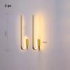 Led Modern Bedside Wall Sconce Lamp Simple Living Room Bedroom Study Wall Light  Stair Interior Background Decoration Wall Lamps