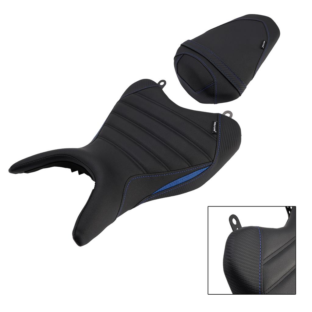 Front&Rear Raider Passenger Cushion Kit Blue For Yamaha Yzf-R3 25- Mt-03 25-