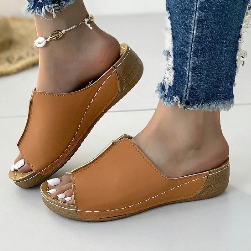 Fashion Shoes Fashion New Summer Women's Sandals Retro Non-Slip Slip On Slipper Platform Sandals Woman Footwear Zapatos De Mujer