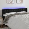 VidaXL LED Headboard Bedroom Furniture Double Bed Accessory Head of Bed Frame Interior Black 3123344