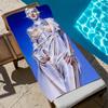 H-Hajime Арт Полотенце Пляжное Быстросохнущее Мягкое S-Sorayama-S Бассейн Полотенца Подарок для Путешествий Спортзал Душ Кемпинг спорт