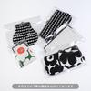 Marimekko Tiise Mini Unikko cosmetic bag in white and black (Russie Mat) (047245-190), a cute, Nordic design. [Parallel Import]
