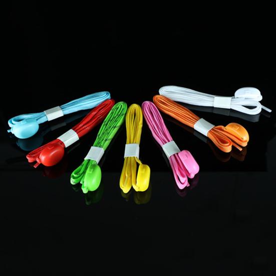 1 пара светодиодных нейлоновых шнурков, светящиеся в темноте шнурки для вечеринок, танцев, катания на коньках, ночных мероприятий, аксессуаров для обуви