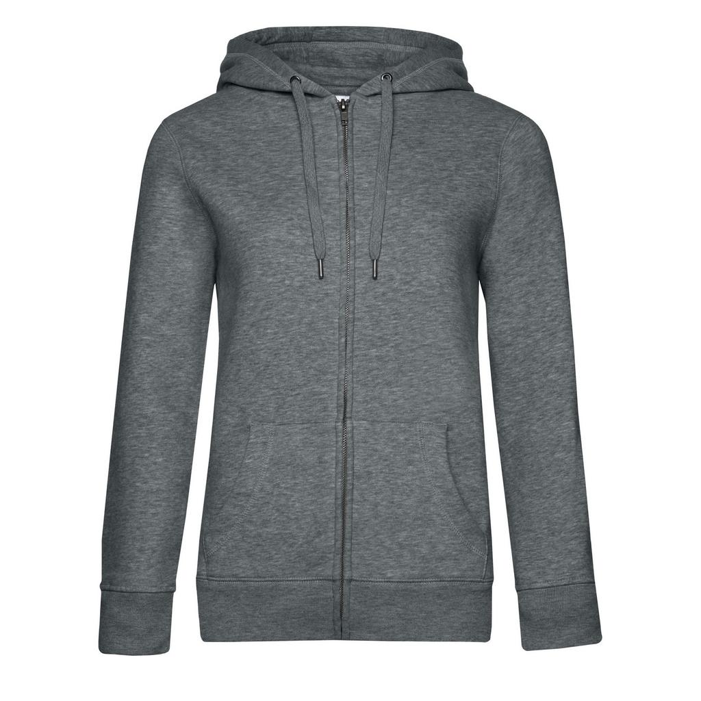 B&C Womens/Ladies Queen Zipped Hoodie
