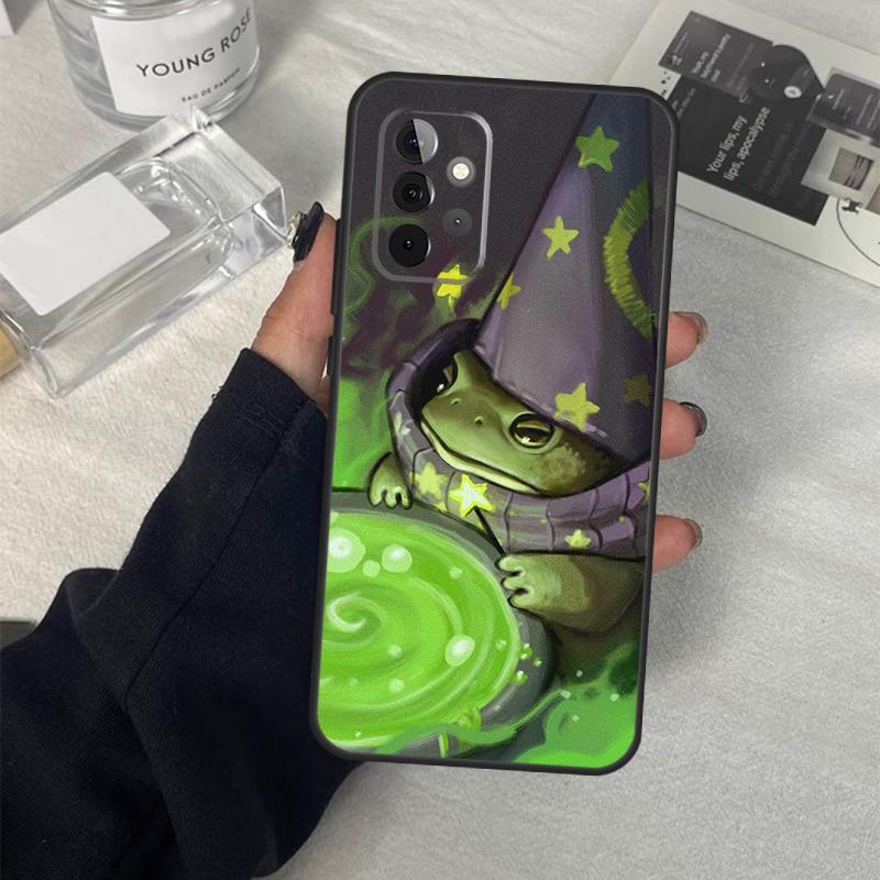 Чехол 'Лягушка-Ведьма' для Samsung Galaxy A54 A34 A14 A36 A56 A06 A13 A53 A32 A12 A22 A52 A35 A17 A16 A55 A15