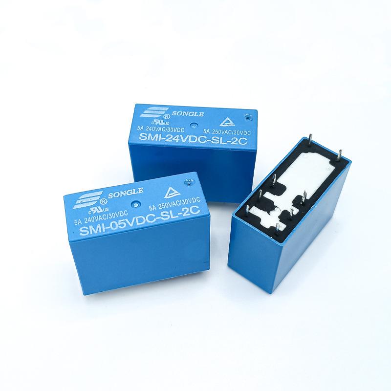 SMI Relay Series: 05VDC, 12VDC, 24VDC (SL-2C Models)