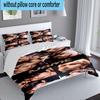Custom Name 3PCS K-pop Idol Collage Bedding Set Including 1pc Duvet Cover And 2pcs Pillowcases for Bedroom, Dormitory Gift Home Decor