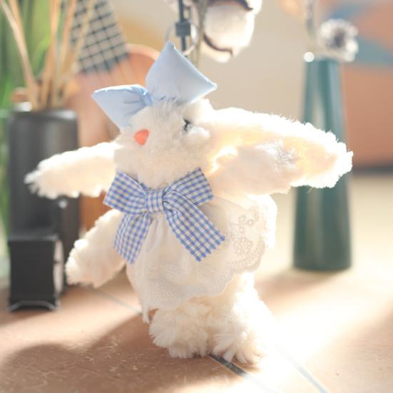 Bunny Plush Keychain Girls Boys Plush Doll Pendant Mini Rabbit Purse Charm