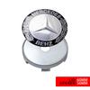 60mm Car Styling Wheel Center Hub Cap Sticker Auto Accessories Decals For Mercedes Benz AMG W124 W202 W203 W204 W210 W211 W212