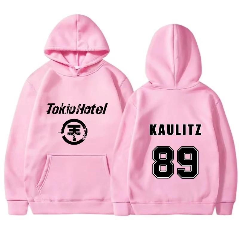 Мужские худи Rock Band Tokio Hotel с принтом Kaulitz, женские худи в стиле хип-хоп Харадзюку, пуловеры унисекс оверсайз, одежда