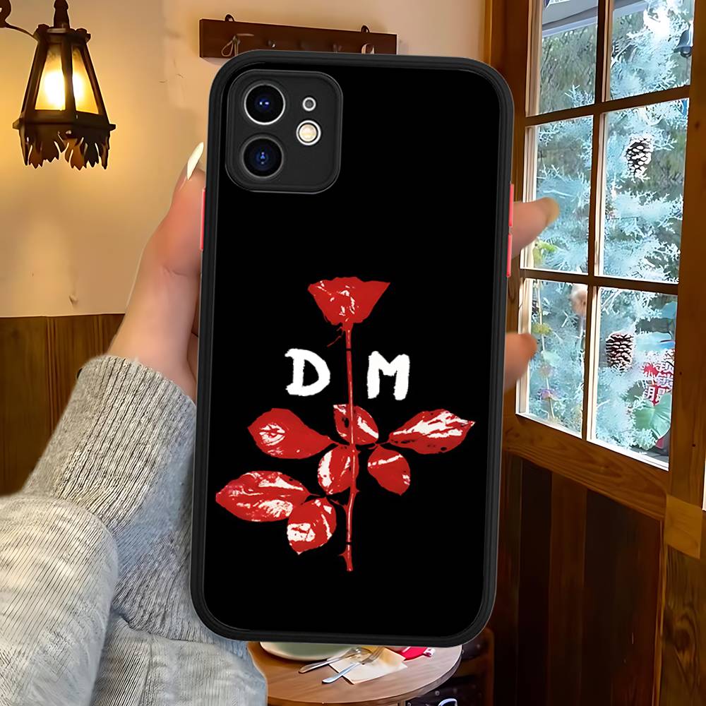 Крутой чехол для телефона в стиле Rock D-Depeche Для iPhone 13 12 X XS MAX Pro Max 16 15 11 14 Pro Max Ударопрочный матовый чехол