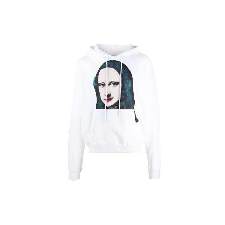 Худи оверсайз Off Mona Lisa OMBB037E20FLE0090110
