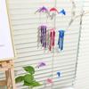 Cute Creative Crystal Dolphin 4 Metal Tubes Wind Chime Bell Home Garden