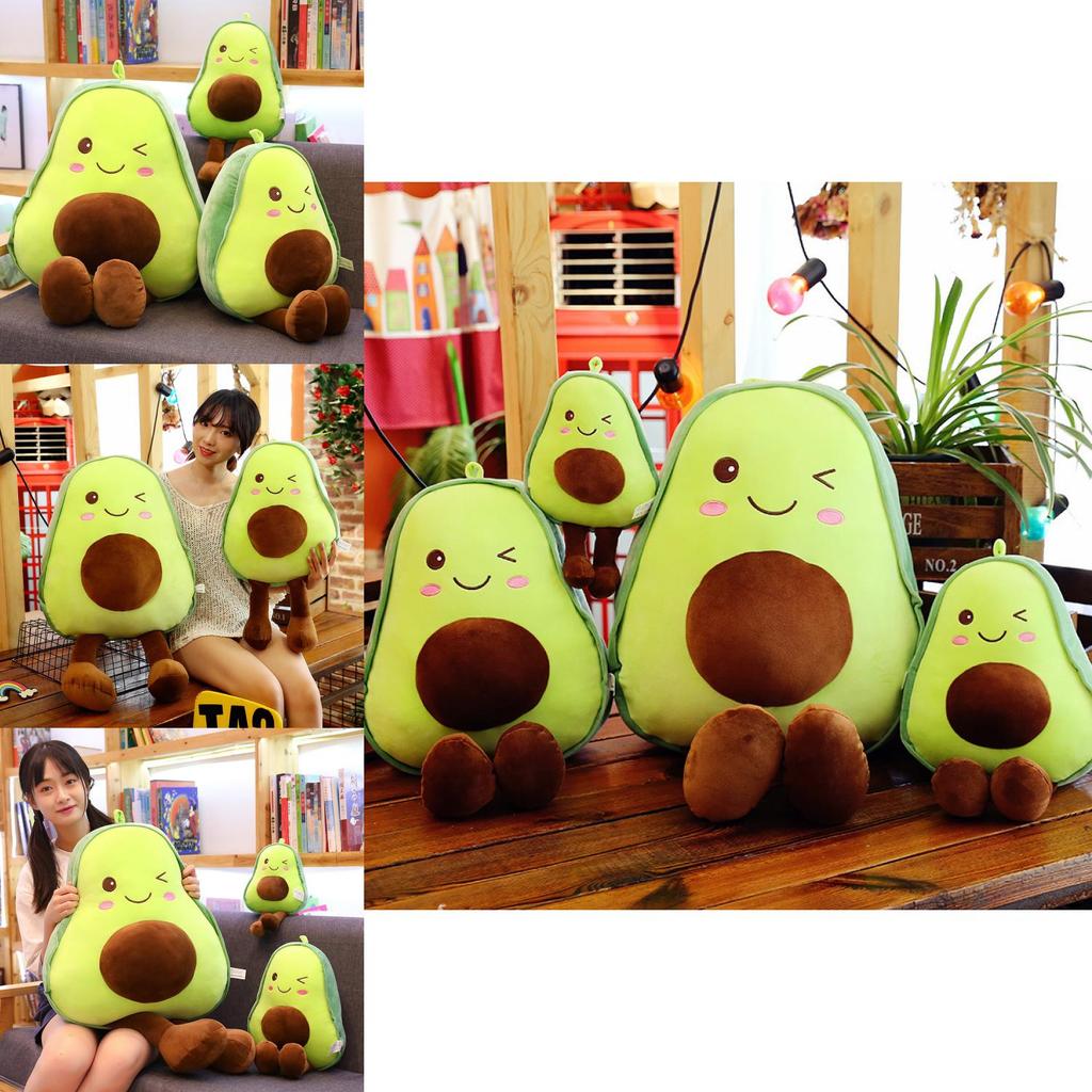 Cozy And Soft Avocado Plush Toy For Kids Featuring Custom Logo Printing Options