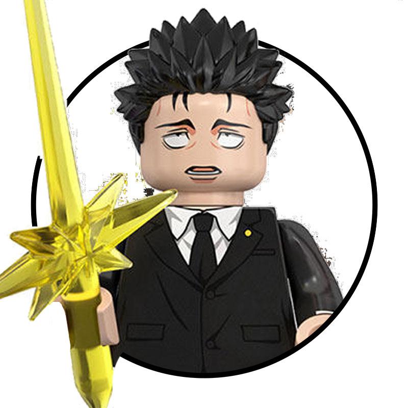 40pcs Jujutsu Kaisen Building Blocks Itadori Yuji Gojo Satoru Ryomen Mini Action Figure Accessories Christmas Gift for Kids