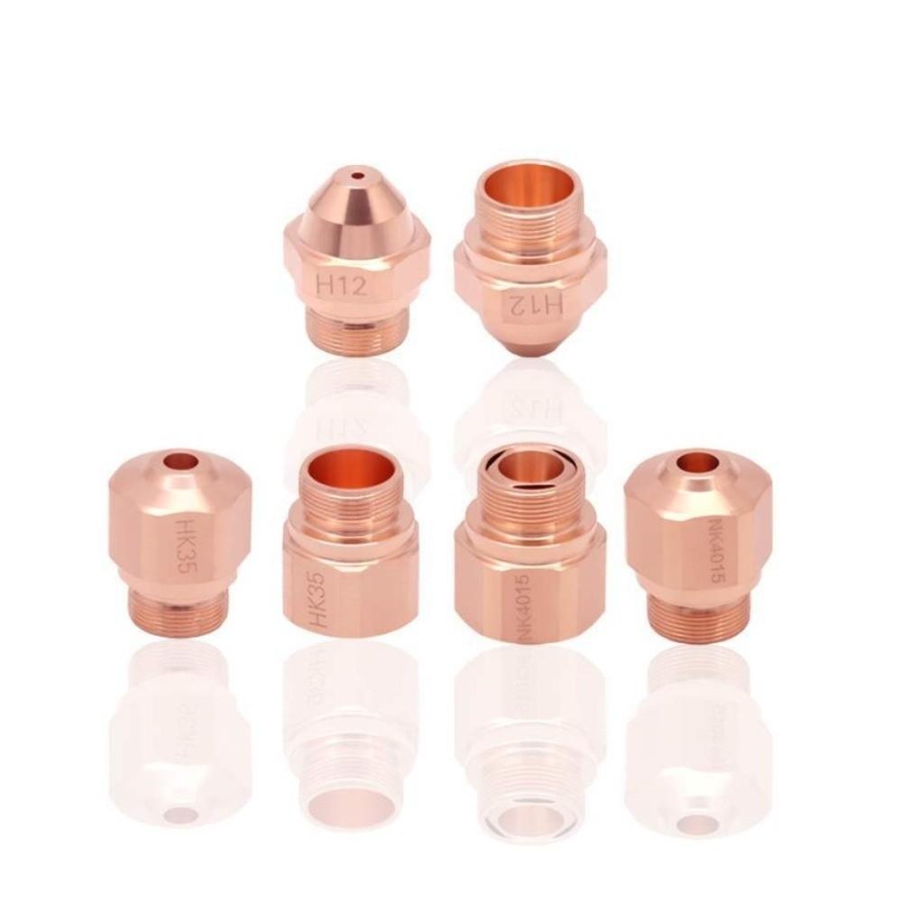 HK NK Laser Cutting Nozzles Single Double Layer Caliber 1.0-2.0mm Laser Nozzle D14 H17 M10 Fiber Cutting Head
