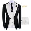 Men's Plus Size One-Button Double Vented Three-Piece Suit