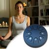 Стальной язычковый барабан 8 нот язычковый барабан Handpan Ethereal Drum Медитационный музыкальный инструмент Садовый барабан для дождя
