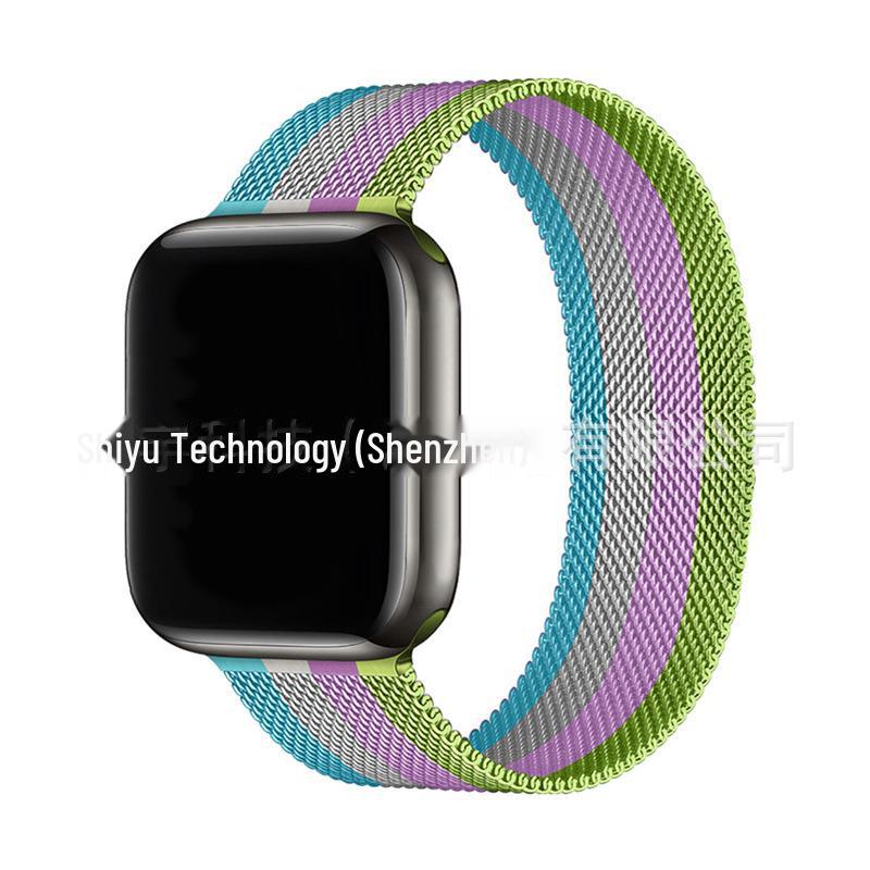 Совместимый металлический ремешок-петля для Apple Watch Series 5-9, SE