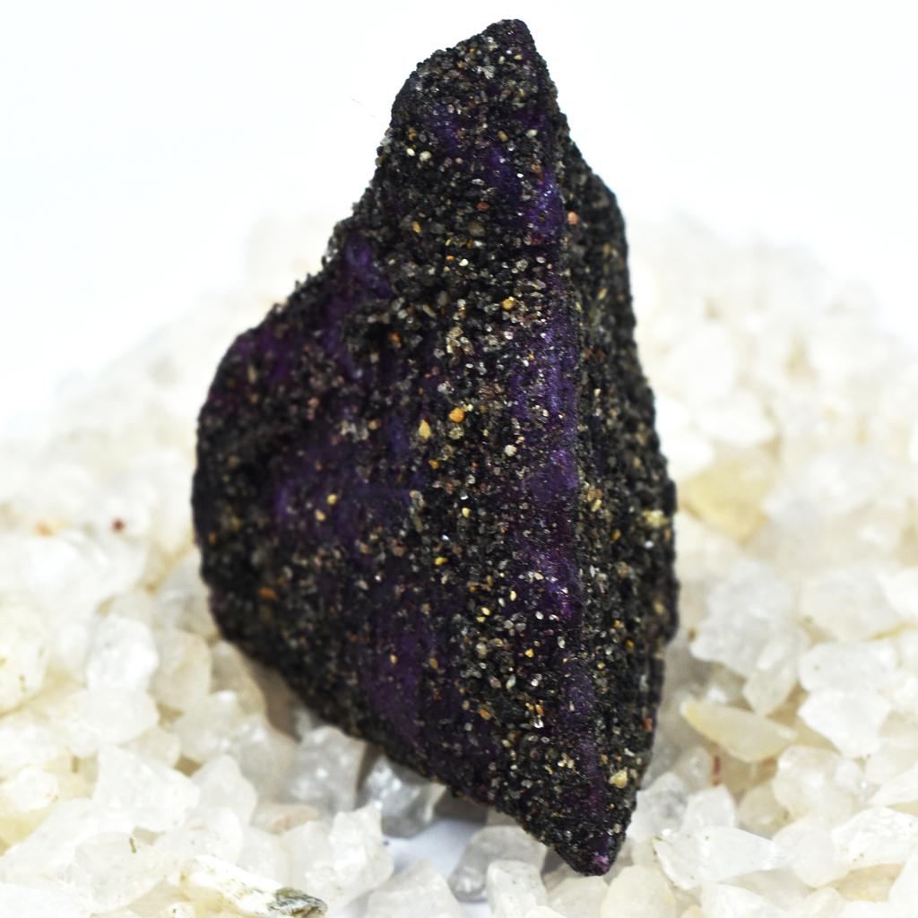 Natural Purple Sapphire Loose Gemstone 295 ct Uncut Rough -W September Birthday Birthstone