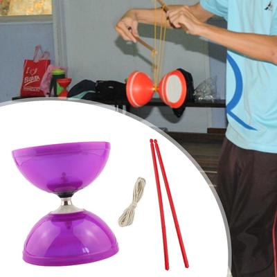 Игрушка «Шар Диаболо» Китайский набор с палочками Координация рук и глаз Фитнес Жонглирование