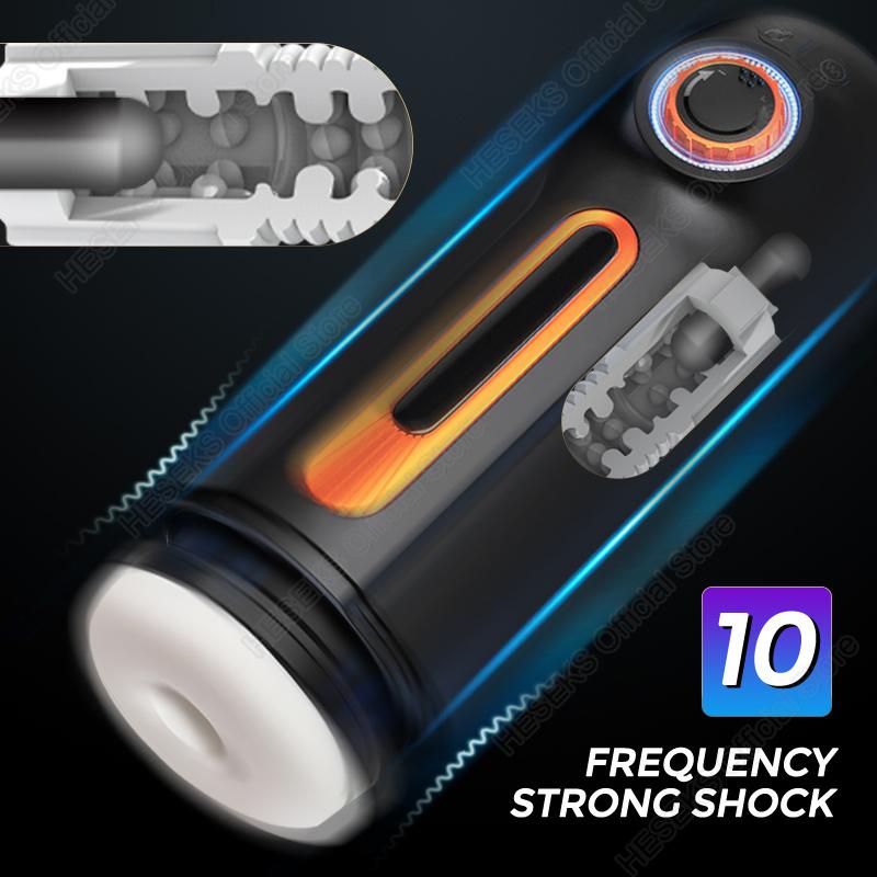 6в1 Автоматические телескопические всасывающие вибрационные мастурбаторы для мужчин, вагины для мужчин, настоящие минетные секс-игрушки для мужчин