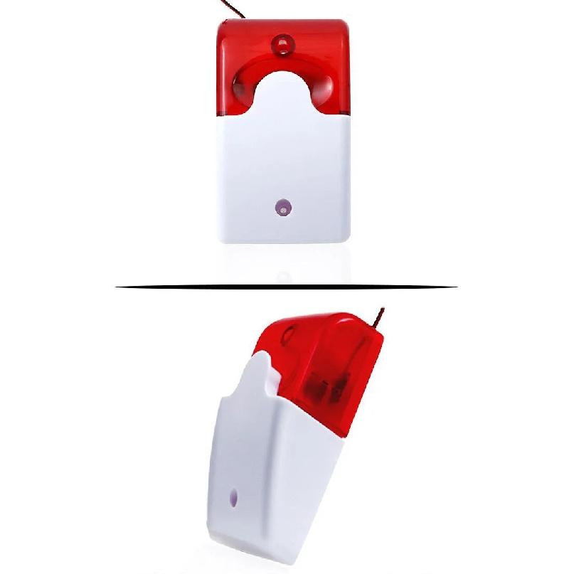 110 DB Flash LED Strobe Light Wired Siren 12V /24V /220V Work For Wifi Home Security Voice Burglar Alarm System
