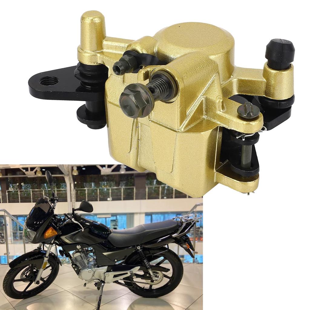 Передний тормозной суппорт с тормозными колодками (YBR-125-FBC) - Усиленная металлом сборка переднего тормозного суппорта безопасности для YBR125 (2007-2017)