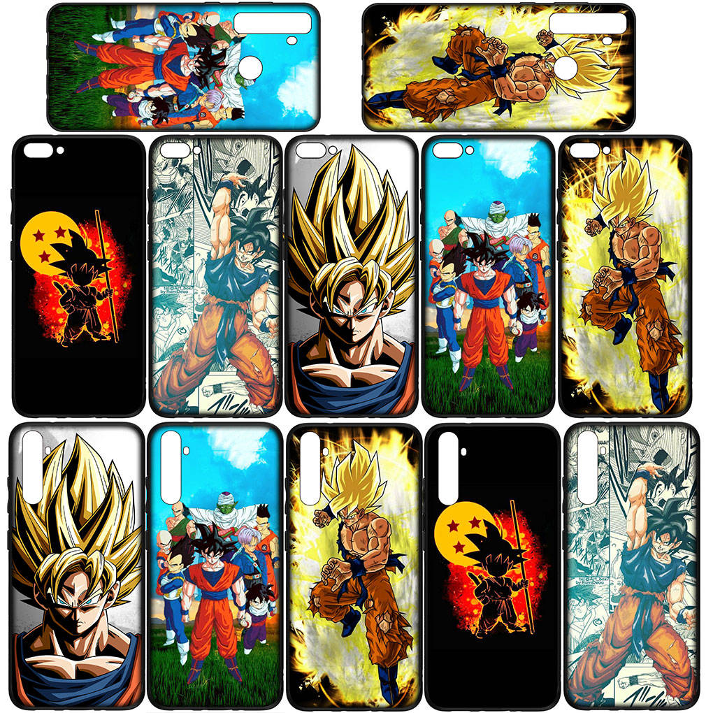 Для iPhone 16 15 Xiaomi Redmi Note 14 13 12 11 Pro Max X 16e Samsung Galaxy S25 S24 S23 Moto OPPO Huawei Goku Dragon Ball Comics DragonBall Чехол для телефона