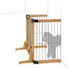 Wooden swing pet gate wide