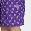 Adidas Нео сплошной принт с эластичной резинкой на талии, прямые шорты унисекс, фиолетовые HM2031