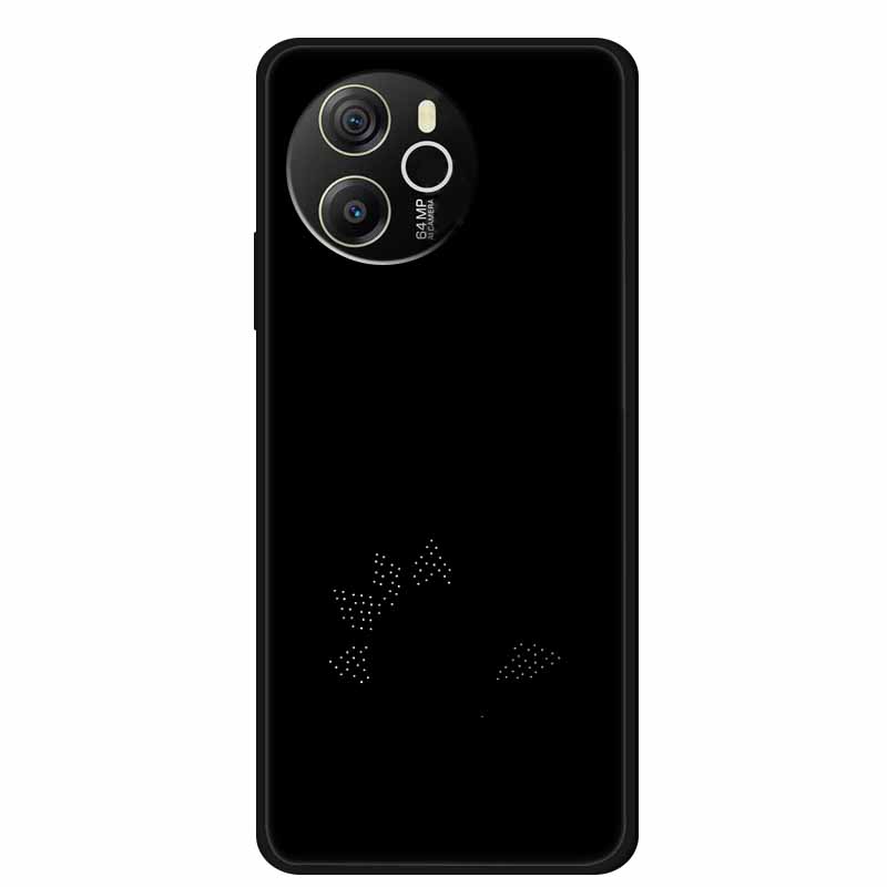 Coque For Blackview Shark 8 Case Cute Cartoon Black Silicone Soft Phone Cases For Blackview Shark 8 Back Cover Case Shark8 Funda