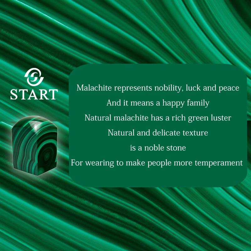 Start Малахитовые мужские часы с бриллиантами, функция даты, автоматические механические часы, пряжка-бабочка, ремешок из кожи аллигатора